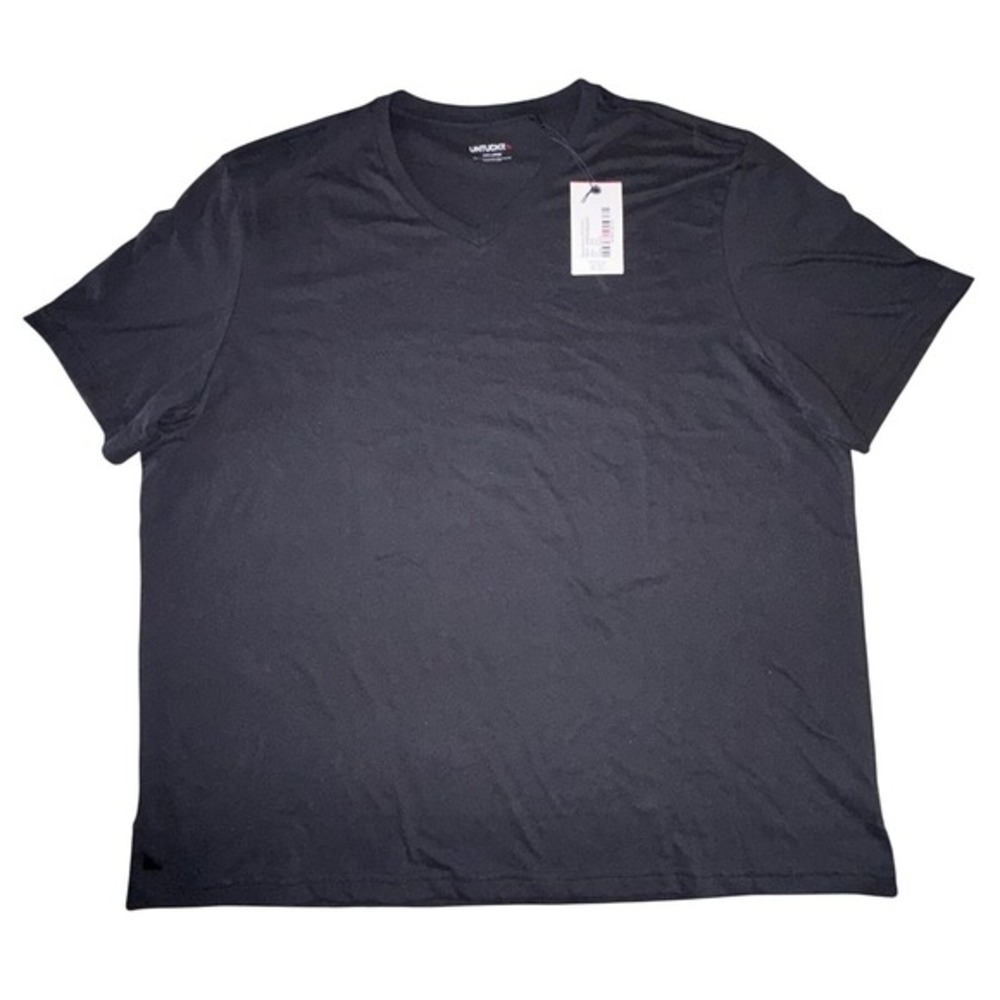 UNTUCKit Bussola Black V-Neck T-Shirt Mens 3XL 30094 Cotton Blend NWT